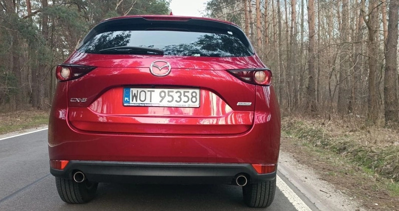 Mazda CX-5 cena 103800 przebieg: 46000, rok produkcji 2021 z Pilawa małe 154